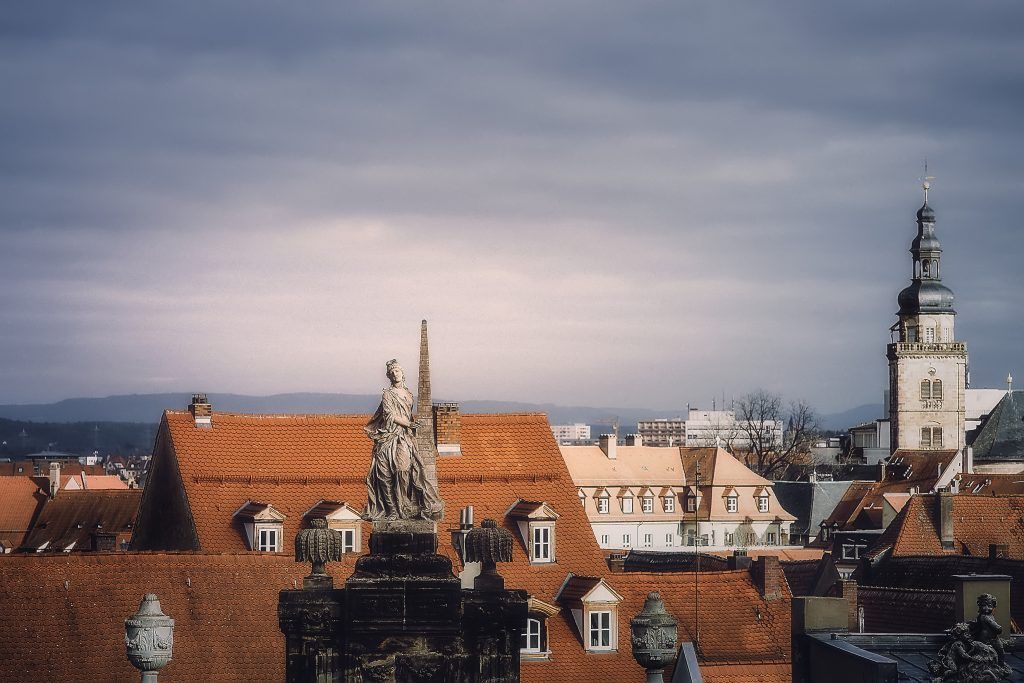 Alemania, Bamberg, tejados,