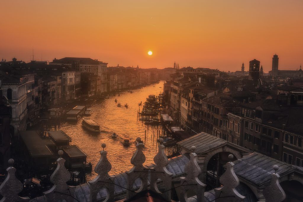 plaza de San Marcos, Venecia, Italia, Canales