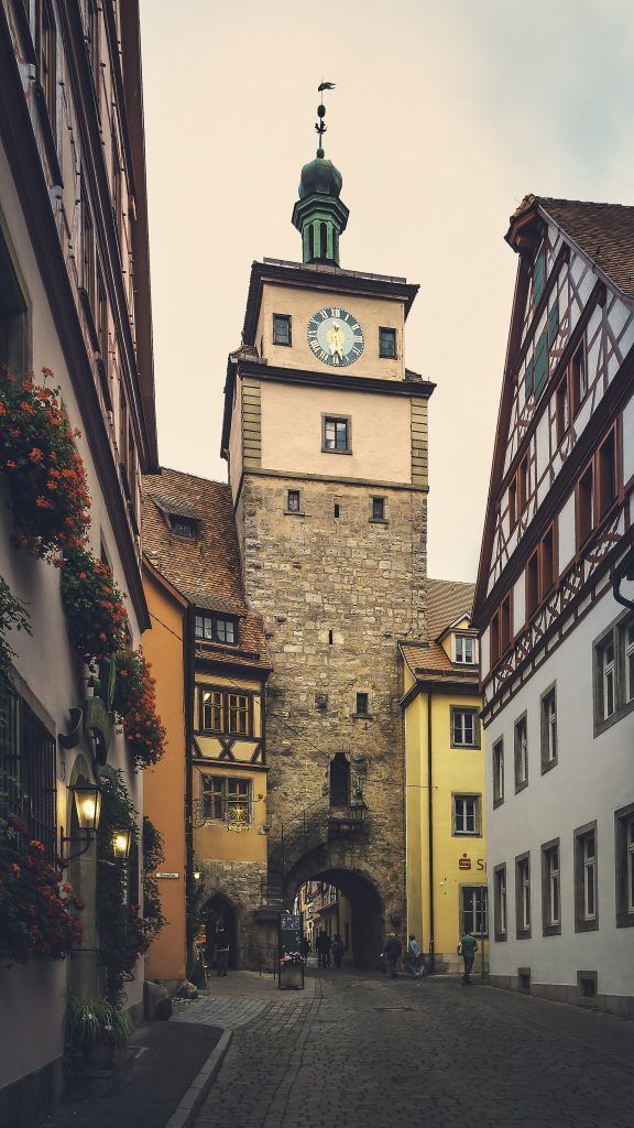 Rothenburg ob der Taube, cuento de hadas, calles empedradas