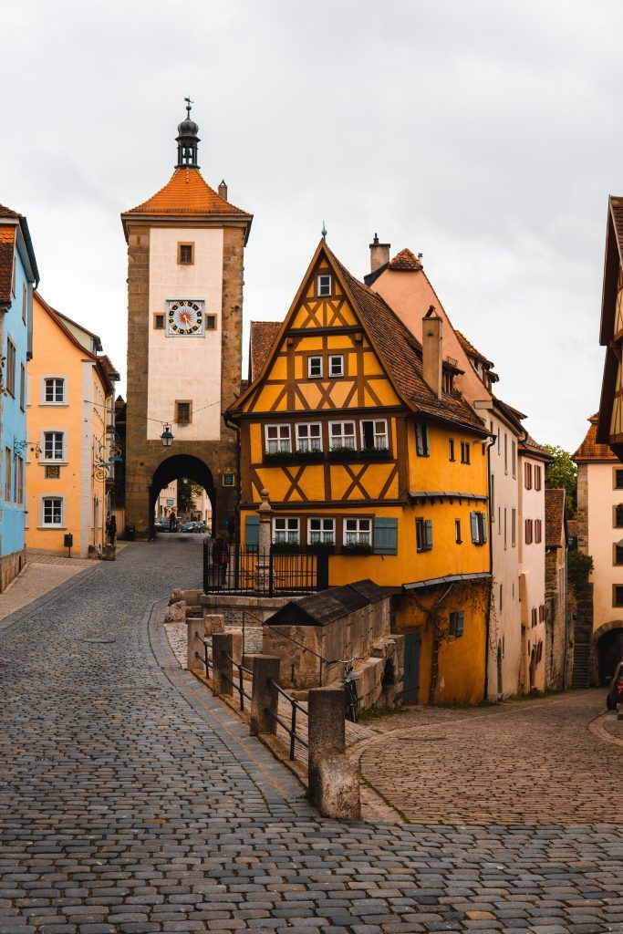 Rothenburg ob der Taube, cuento de hadas, calles empedradas