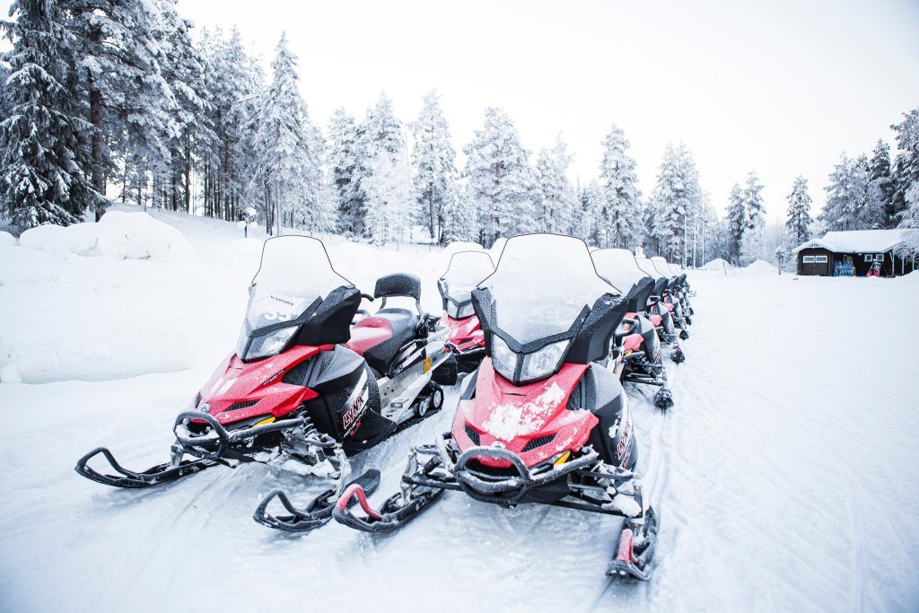 motosNieve, Laponia, Nieve