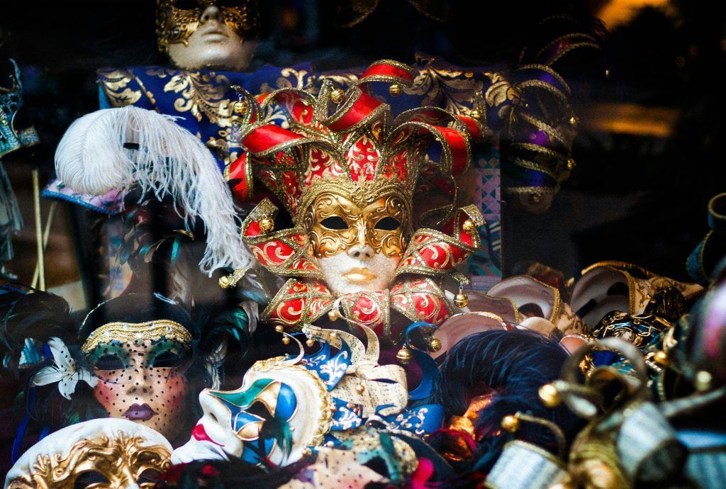 Venecia, Carnaval, Mascaras
